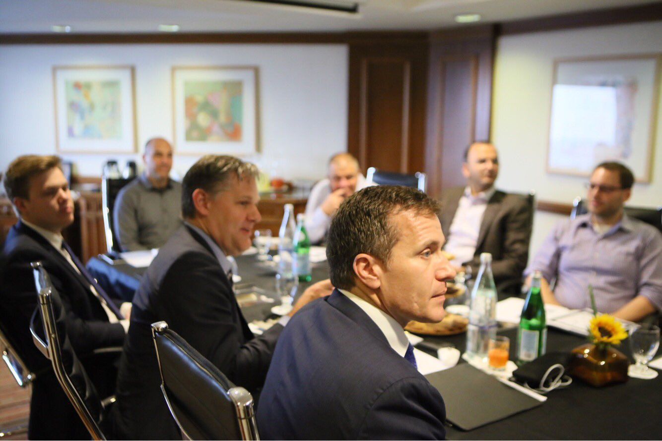 Governor Eric Greitens visits Israel